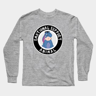 Emotional support animal Donkey Long Sleeve T-Shirt